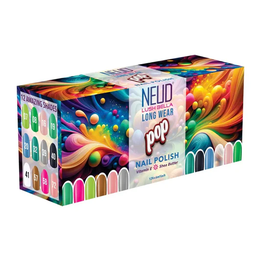 Buy-1-Pack-NEUD-Lush-Bella-Pop-Nail-Polish-12x6ml-everteen-neud-com