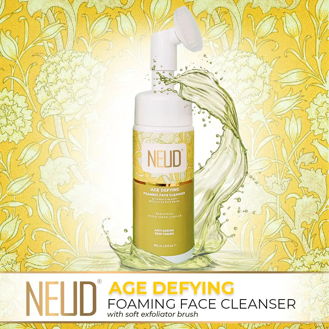 NEUD-Age-Defying-Foaming-Face-Cleanser-Bakuchiol-ACV-everteen-neud-com